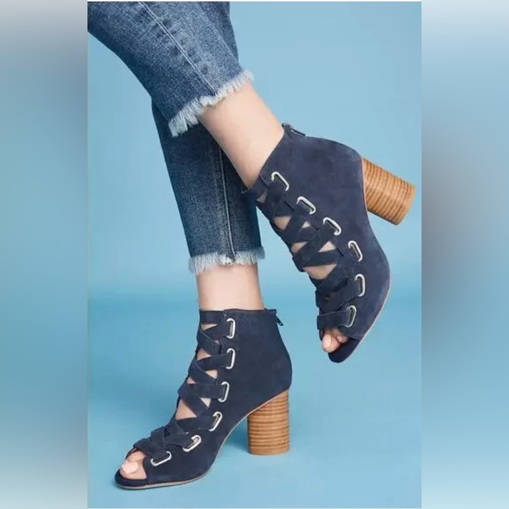 Jeffrey Campbell Salazar lace up booties